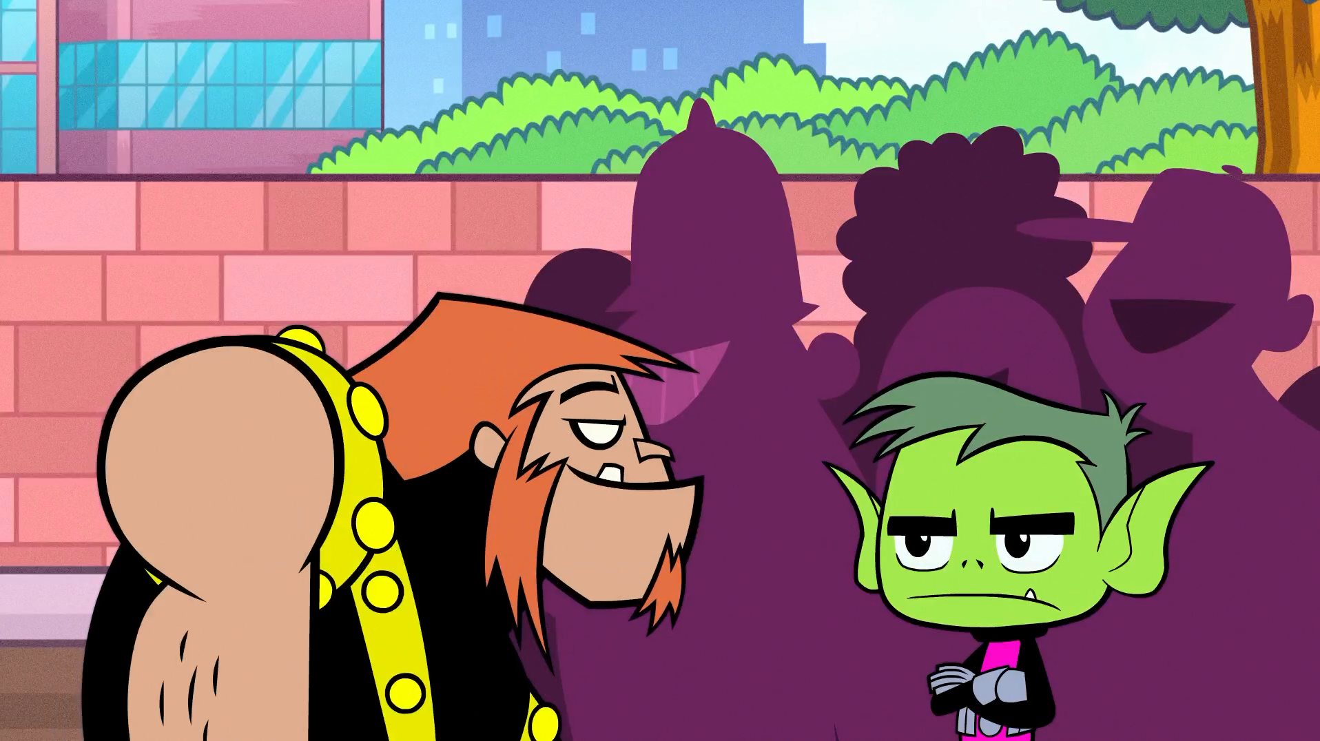 Girls showing off their boobs Teen Titans Go Lesbian
